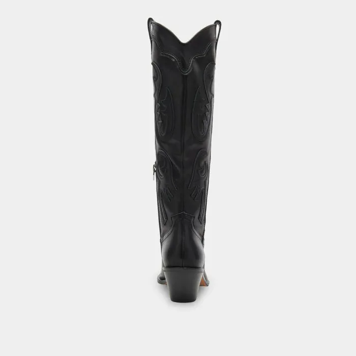 Boots and Booties Shop Dolce Vita Samsin Boots Black Leather Black Leather