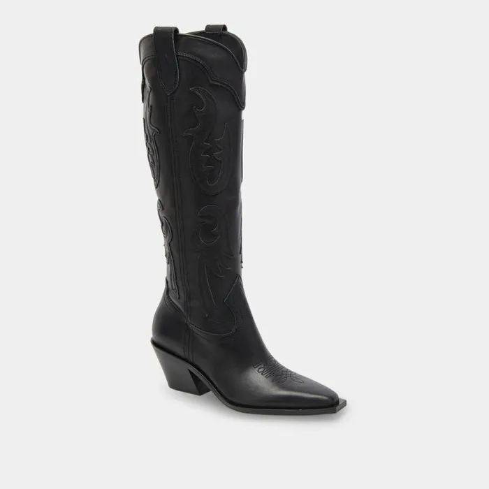 Boots and Booties Shop Dolce Vita Samsin Boots Black Leather Black Leather