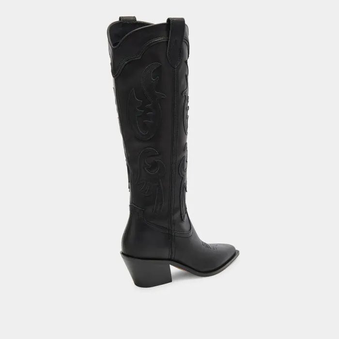 Boots and Booties Shop Dolce Vita Samsin Boots Black Leather Black Leather