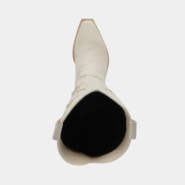 Boots and Booties Shop Dolce Vita Samsin Boots Ivory Nubuck Ivory Nubuck