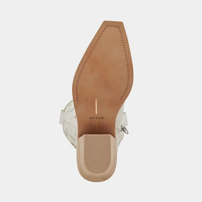 Boots and Booties Shop Dolce Vita Samsin Boots Ivory Nubuck Ivory Nubuck