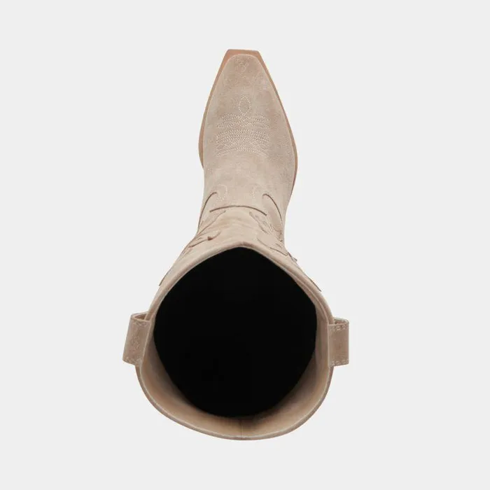 Boots and Booties Shop Dolce Vita Samsin Boots Taupe Suede Taupe Suede