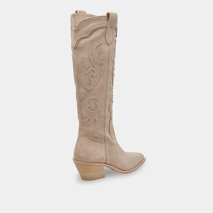 Boots and Booties Shop Dolce Vita Samsin Boots Taupe Suede Taupe Suede