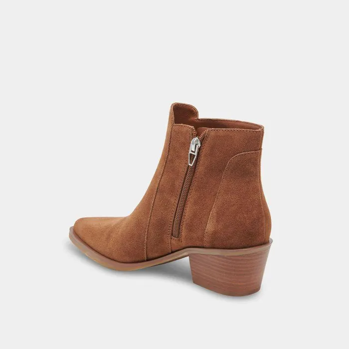 Boots and Booties Shop Dolce Vita Sawyer Booties Chestnut Suede Women039s Suede Chestnut Booties Chestnut Suede