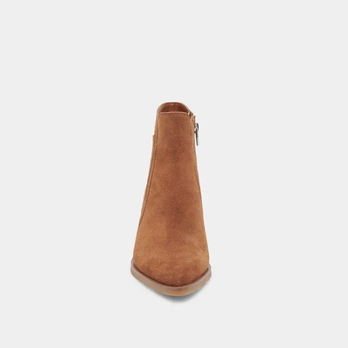 Boots and Booties Shop Dolce Vita Sawyer Booties Chestnut Suede Women039s Suede Chestnut Booties Chestnut Suede