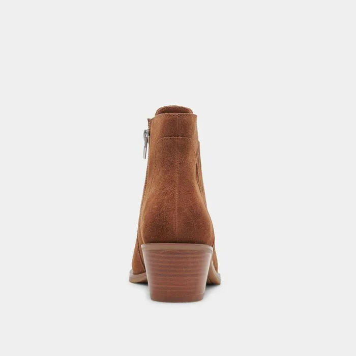 Boots and Booties Shop Dolce Vita Sawyer Booties Chestnut Suede Women039s Suede Chestnut Booties Chestnut Suede
