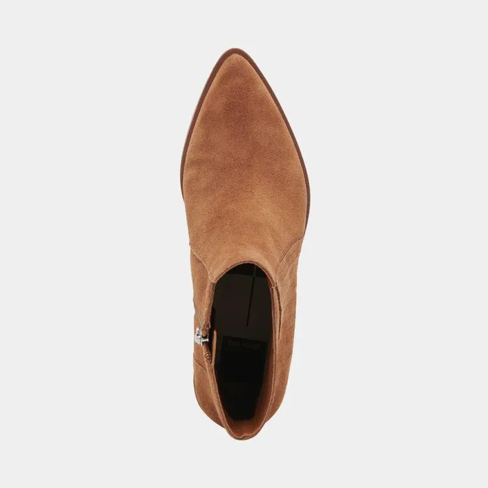Boots and Booties Shop Dolce Vita Sawyer Booties Chestnut Suede Women039s Suede Chestnut Booties Chestnut Suede