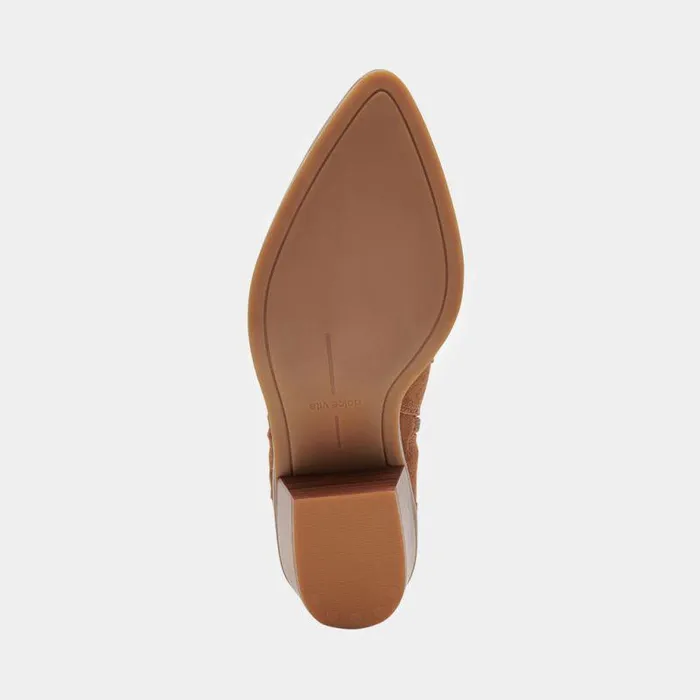 Boots and Booties Shop Dolce Vita Sawyer Booties Chestnut Suede Women039s Suede Chestnut Booties Chestnut Suede