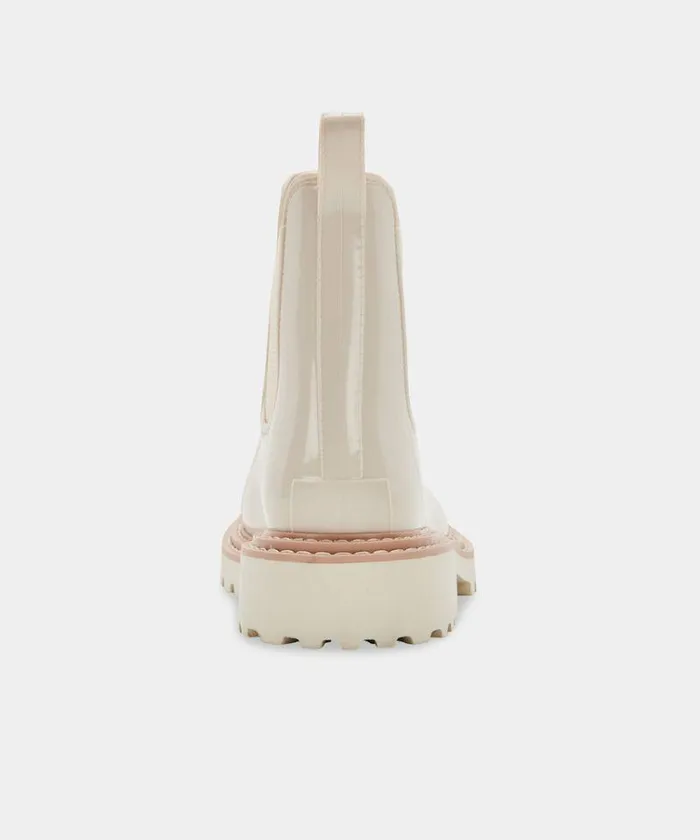 Boots and Booties Shop Dolce Vita Stormy Rainboots Ivory Patent Stella Ivory Patent Stella