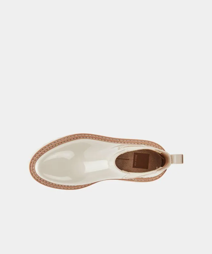 Boots and Booties Shop Dolce Vita Stormy Rainboots Ivory Patent Stella Ivory Patent Stella