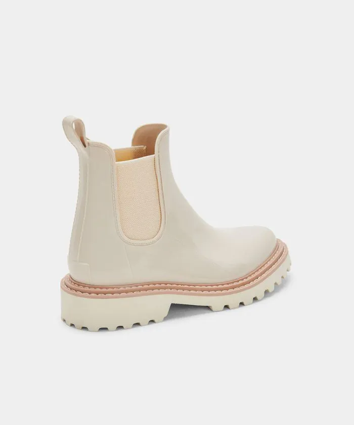 Boots and Booties Shop Dolce Vita Stormy Rainboots Ivory Patent Stella Ivory Patent Stella