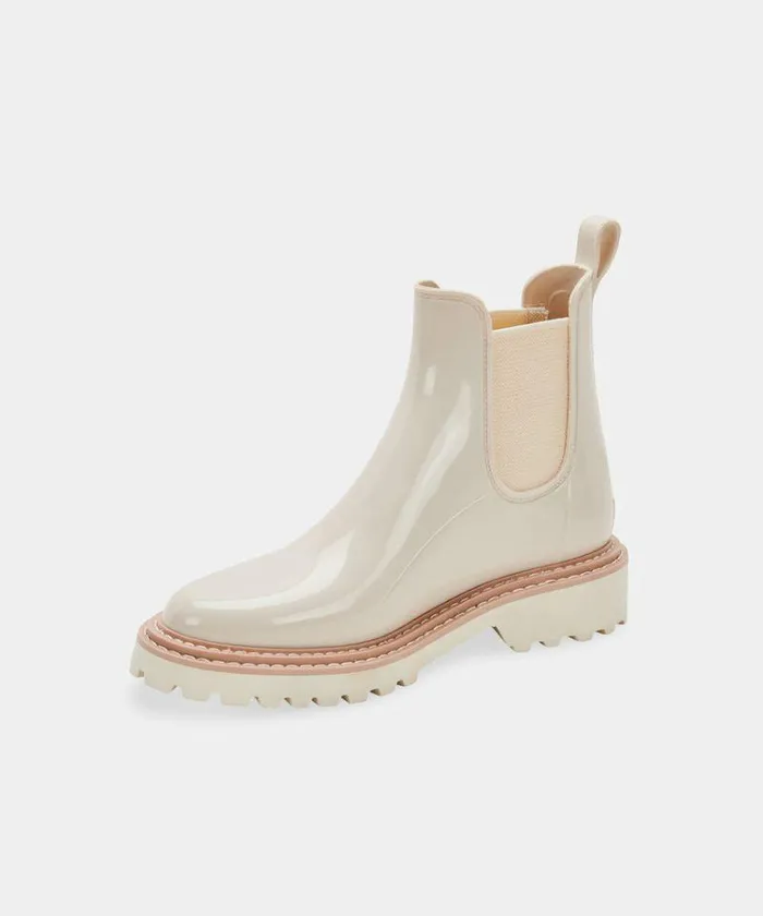 Boots and Booties Shop Dolce Vita Stormy Rainboots Ivory Patent Stella Ivory Patent Stella