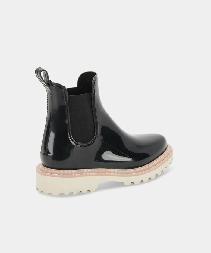 Boots and Booties Shop Dolce Vita Stormy Rainboots Onyx Patent Stella Onyx Patent Stella