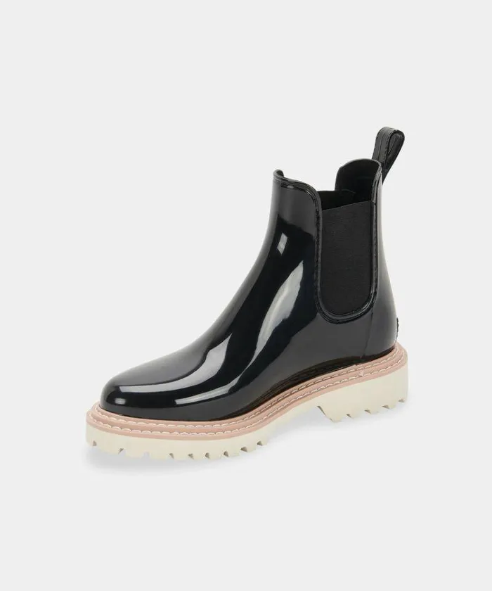 Boots and Booties Shop Dolce Vita Stormy Rainboots Onyx Patent Stella Onyx Patent Stella