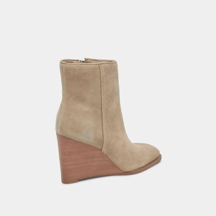 Boots and Booties Shop Dolce Vita Susann Booties Almond Suede Almond Suede
