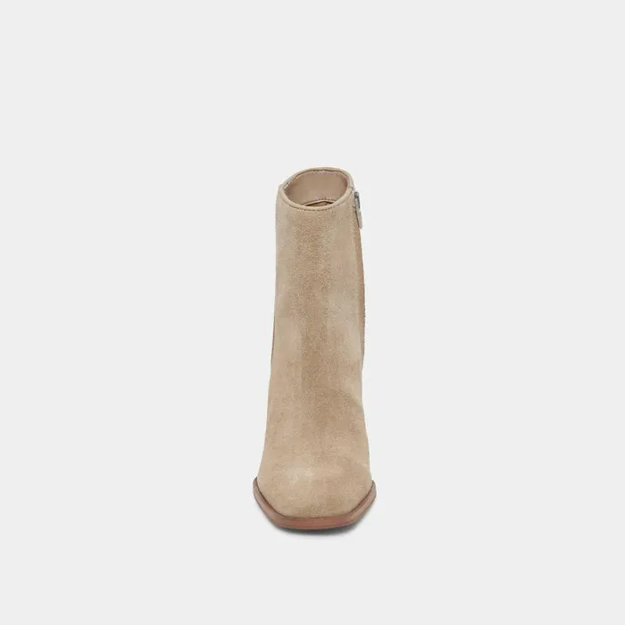 Boots and Booties Shop Dolce Vita Susann Booties Almond Suede Almond Suede