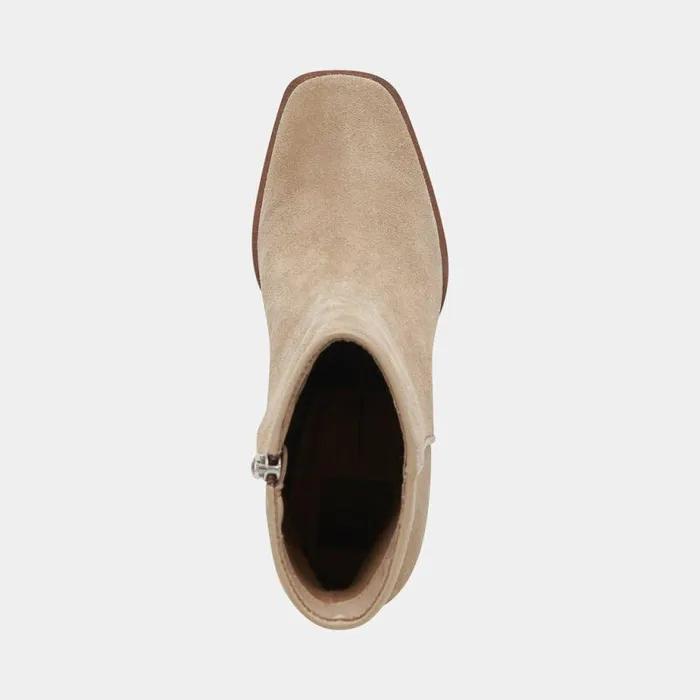 Boots and Booties Shop Dolce Vita Susann Booties Almond Suede Almond Suede