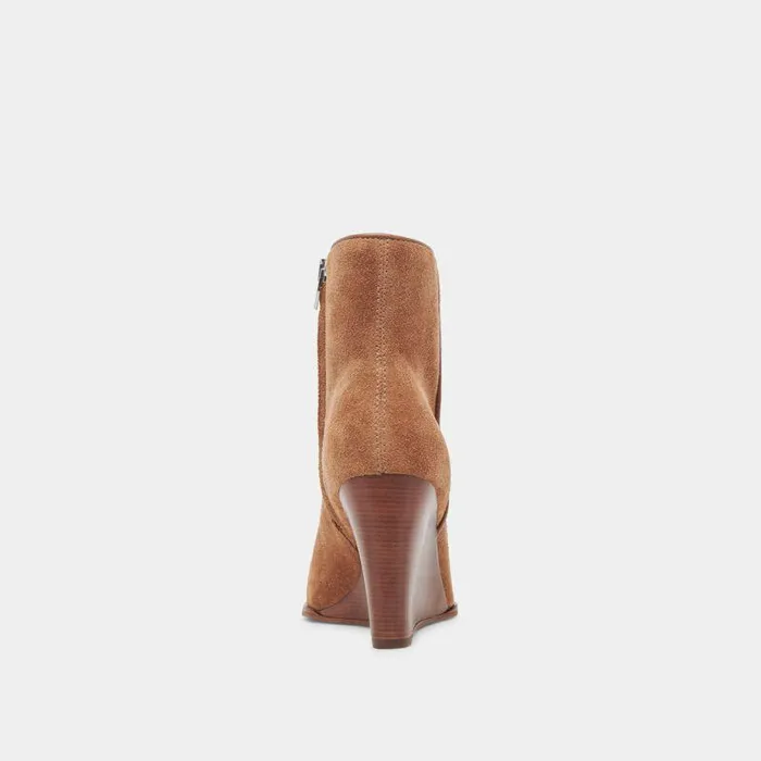 Boots and Booties Shop Dolce Vita Susann Booties Chestnut Suede Chestnut Suede