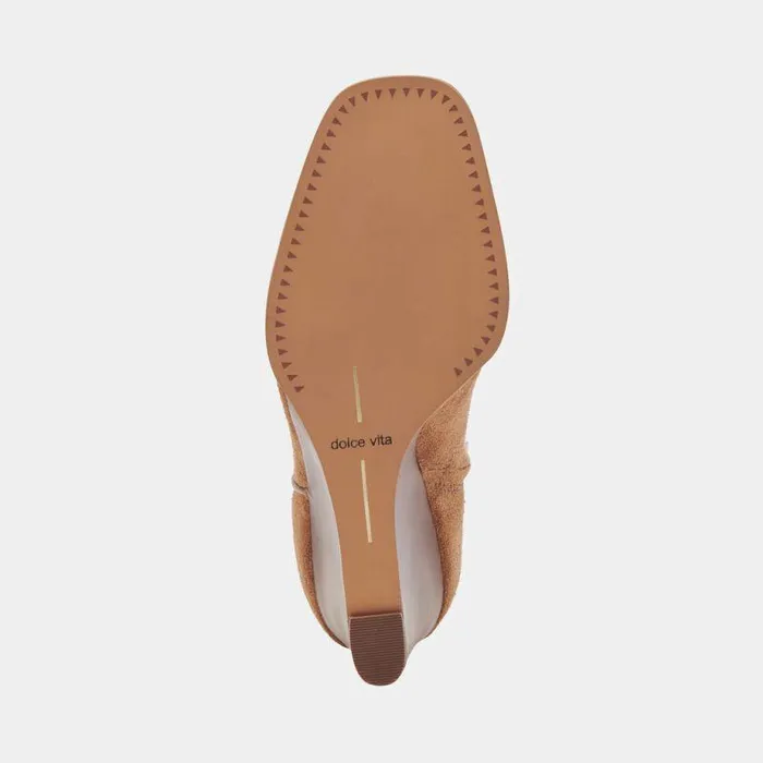 Boots and Booties Shop Dolce Vita Susann Booties Chestnut Suede Chestnut Suede