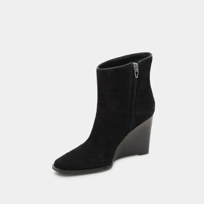 Boots and Booties Shop Dolce Vita Susann Booties Onyx Suede Onyx Suede