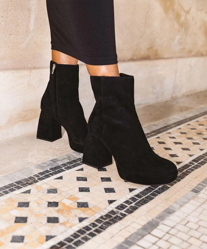 Boots and Booties Shop Dolce Vita Ulyses Boots Black Suede Black Suede