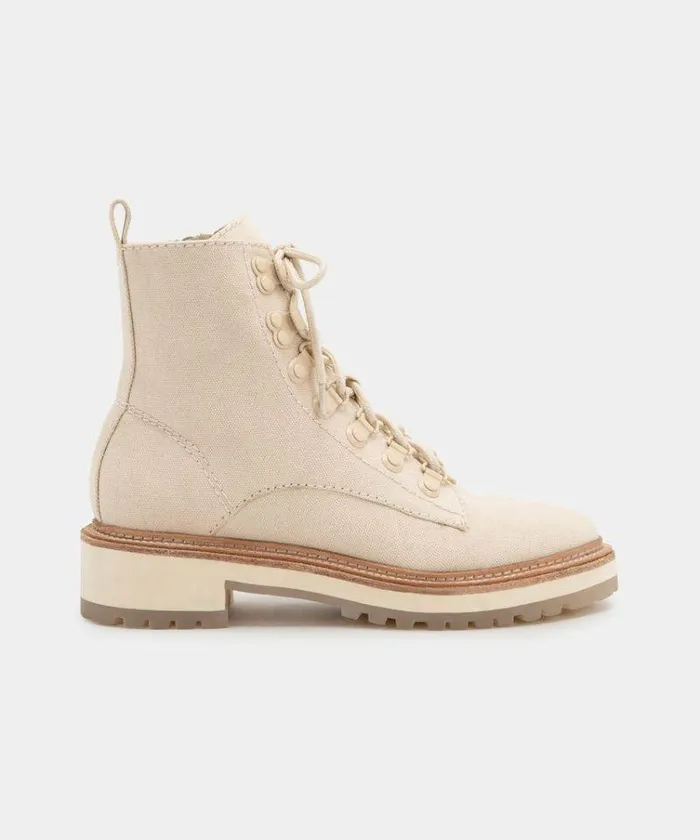 Boots and Booties Shop Dolce Vita Whitny Boots Sandstone Canvas Sandstone Canvas