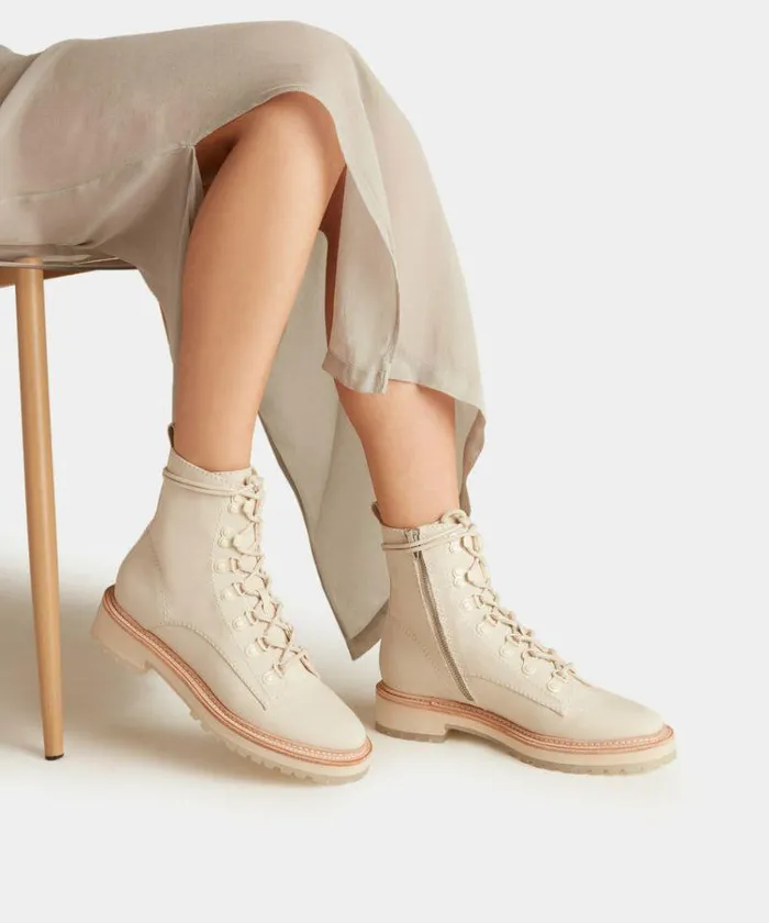 Boots and Booties Shop Dolce Vita Whitny Boots Sandstone Canvas Sandstone Canvas