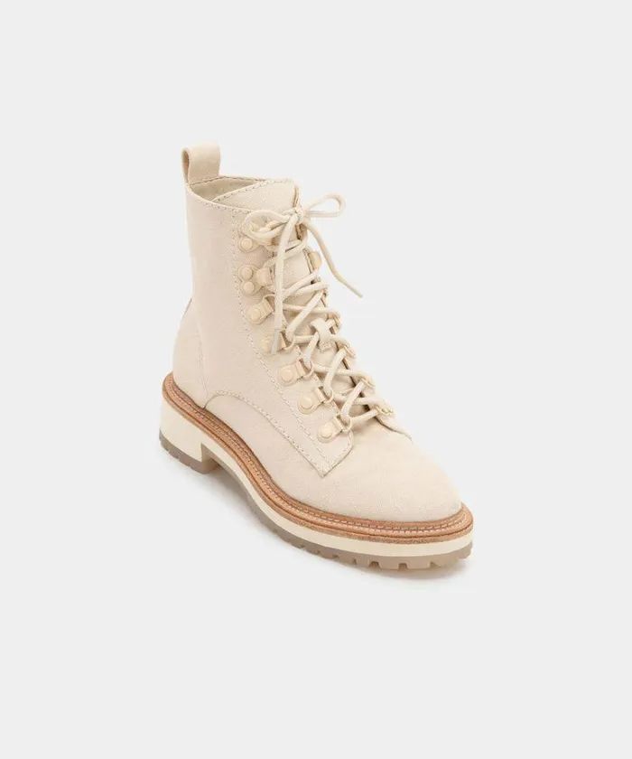 Boots and Booties Shop Dolce Vita Whitny Boots Sandstone Canvas Sandstone Canvas