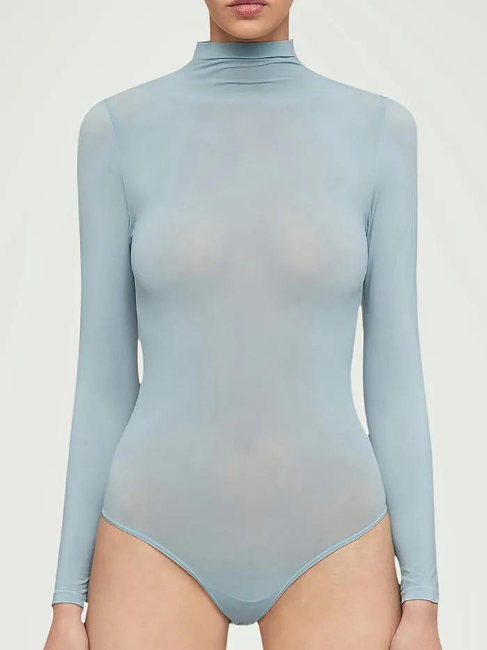 Buenos Aires String Body Sky Women Wolford Longsleeve Shirts