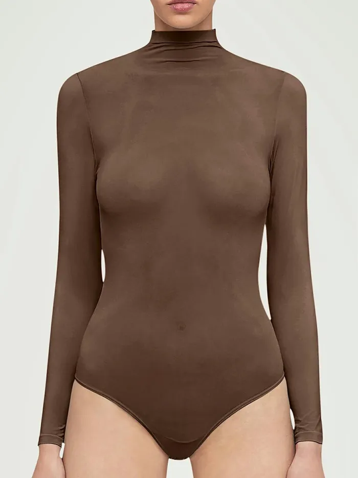 Buenos Aires String Body Umber Women Wolford Longsleeve Shirts
