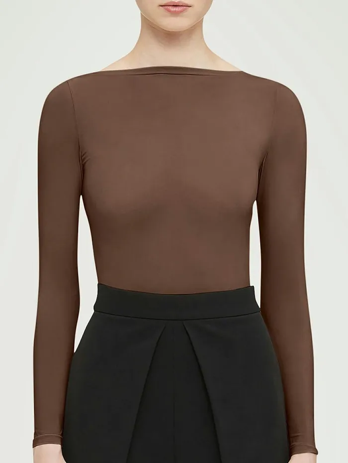 Buenos Aires Top Long Sleeves Umber Women Wolford Tops