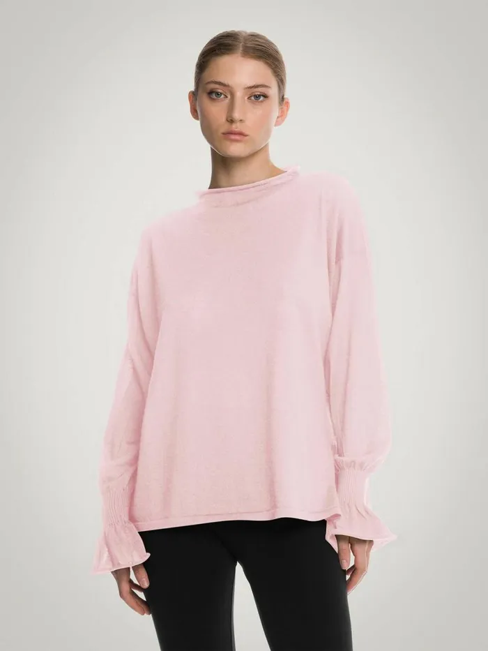 Cashmere Loose Top Long Sleeve Marshmellow Women Wolford Tops