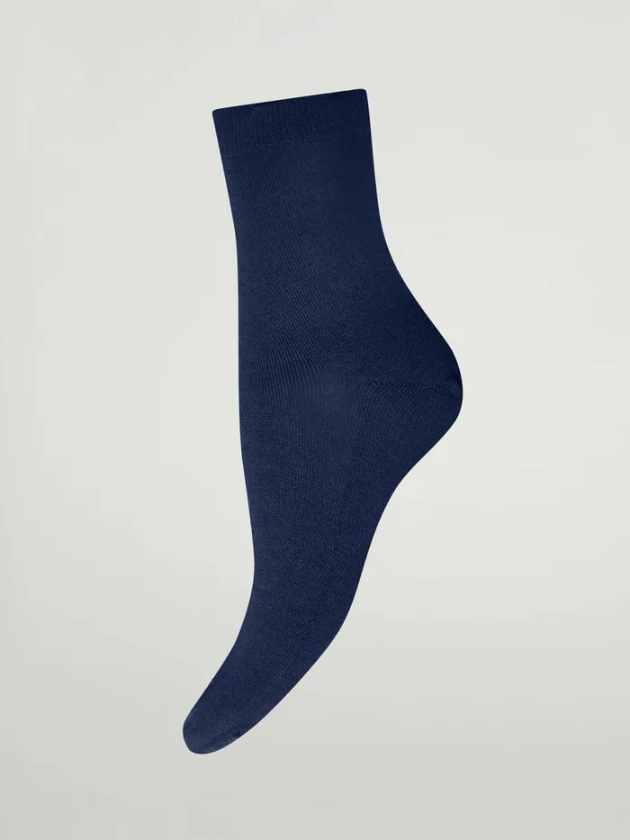 Cashmere Silk Socks Navy Women Wolford Socks