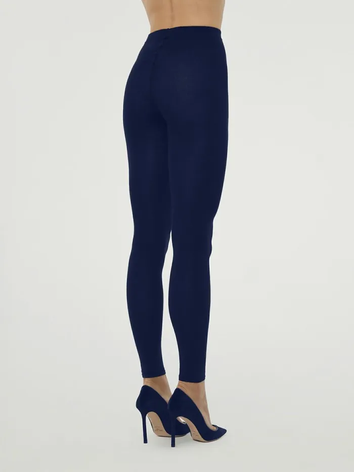 Cashmere Silk Tights Leggings Navy Women Wolford Tights
