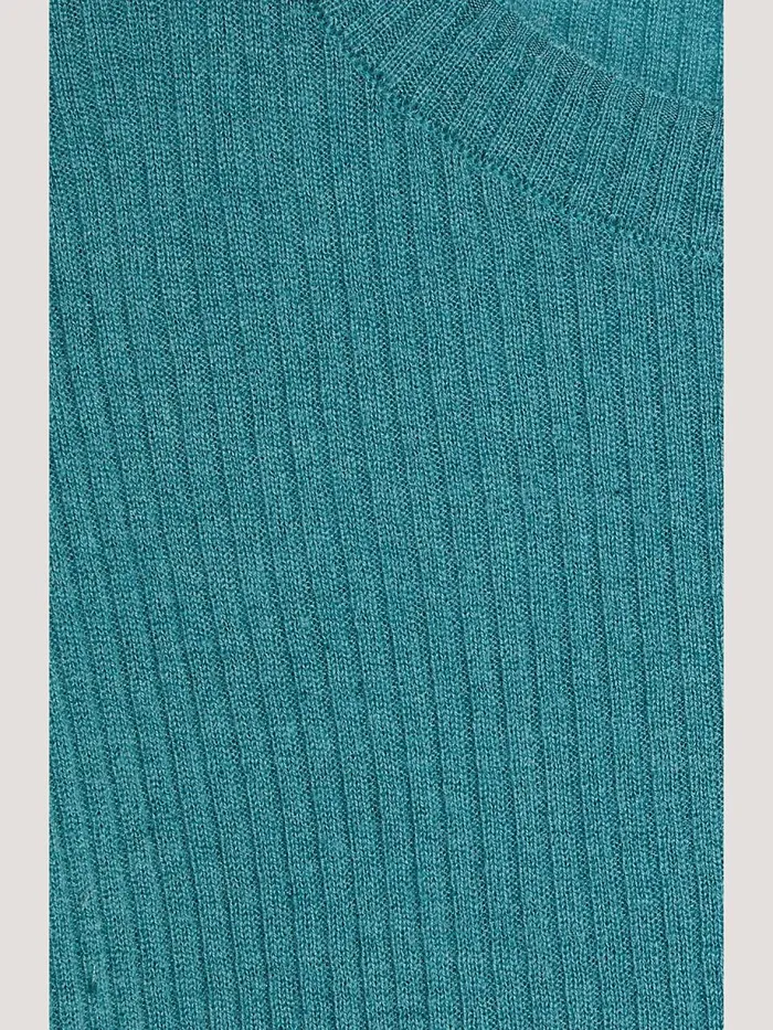 Cashmere Top Long Sleeves Teal Women Wolford Tops