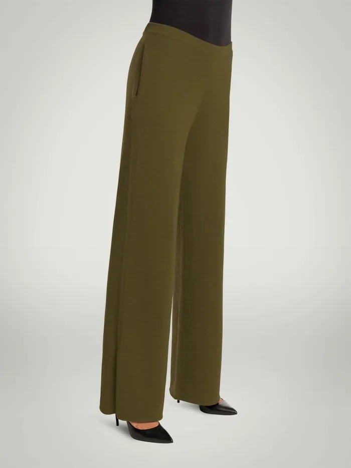 Cashmere Trousers Earth Green Women Wolford Trousers and Jumpsuits
