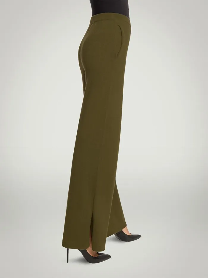 Cashmere Trousers Earth Green Women Wolford Trousers and Jumpsuits