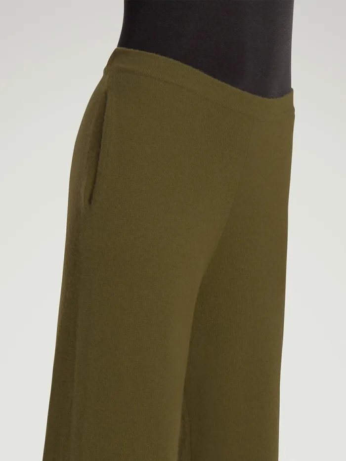 Cashmere Trousers Earth Green Women Wolford Trousers and Jumpsuits