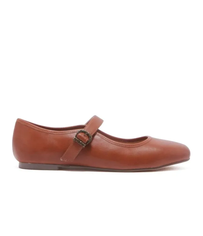 Chelsea Crew Rust Mary Jane Dora Flats Shoes Unique Vintage Flats