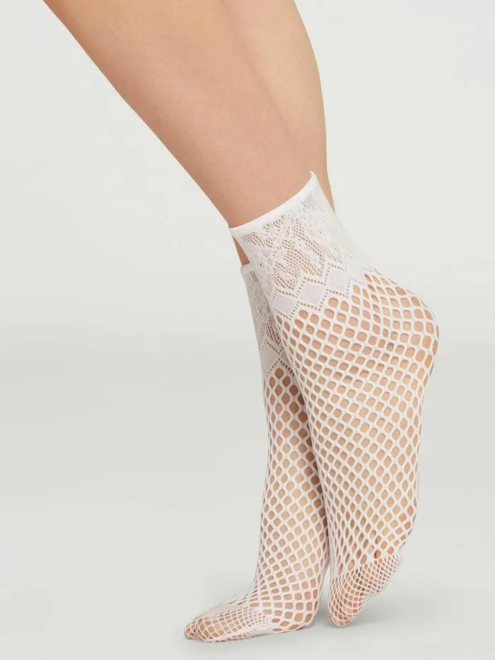 Clairee Socks White Women Wolford Socks