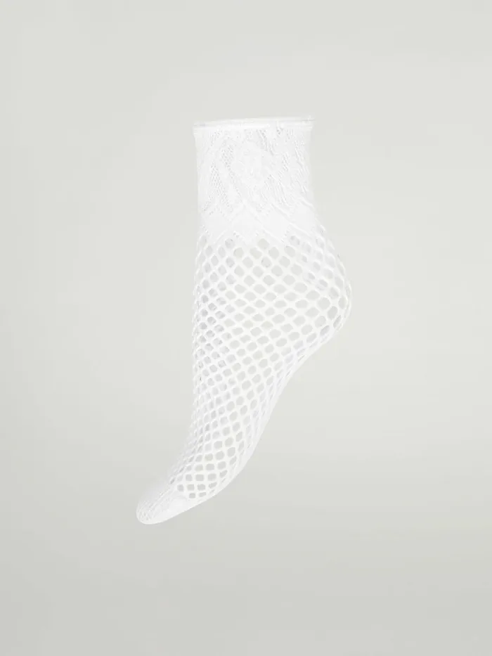 Clairee Socks White Women Wolford Socks