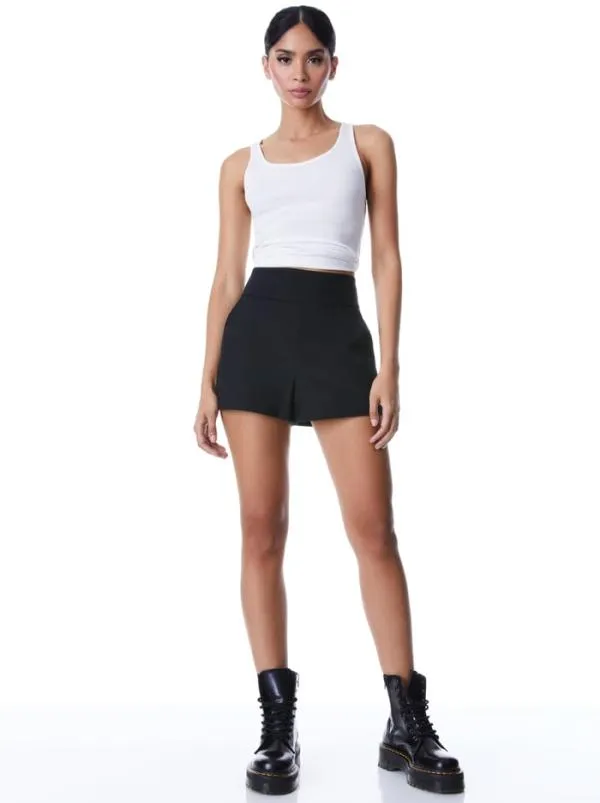 Classics Women Alice Olivia DONALD HIGH WAIST SHORT Black