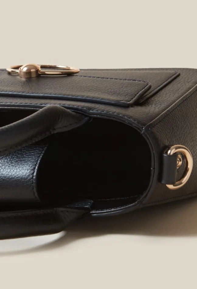 Claudie Pierlot Anouck Grained Leather Bag Bags Crossbody Bags