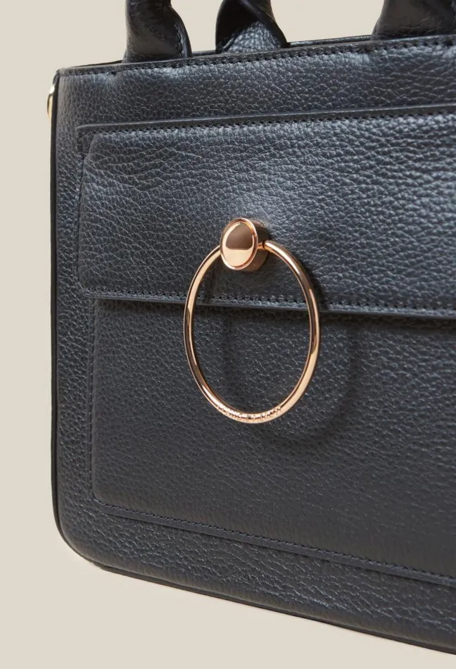 Claudie Pierlot Anouck Grained Leather Bag Bags Crossbody Bags