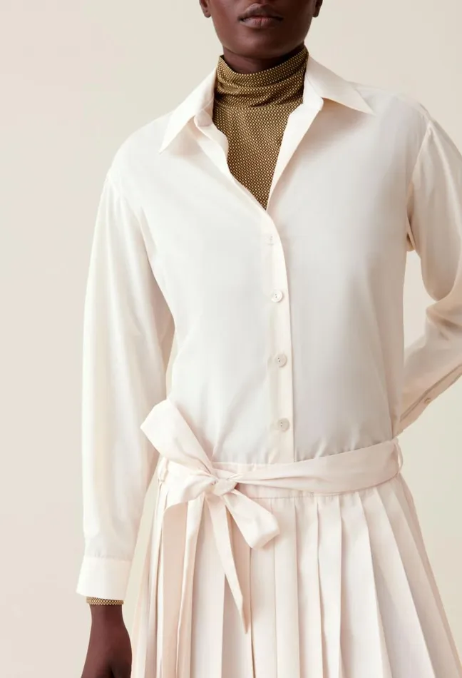 Claudie Pierlot Belted Shirt Dress Clothes Dresses