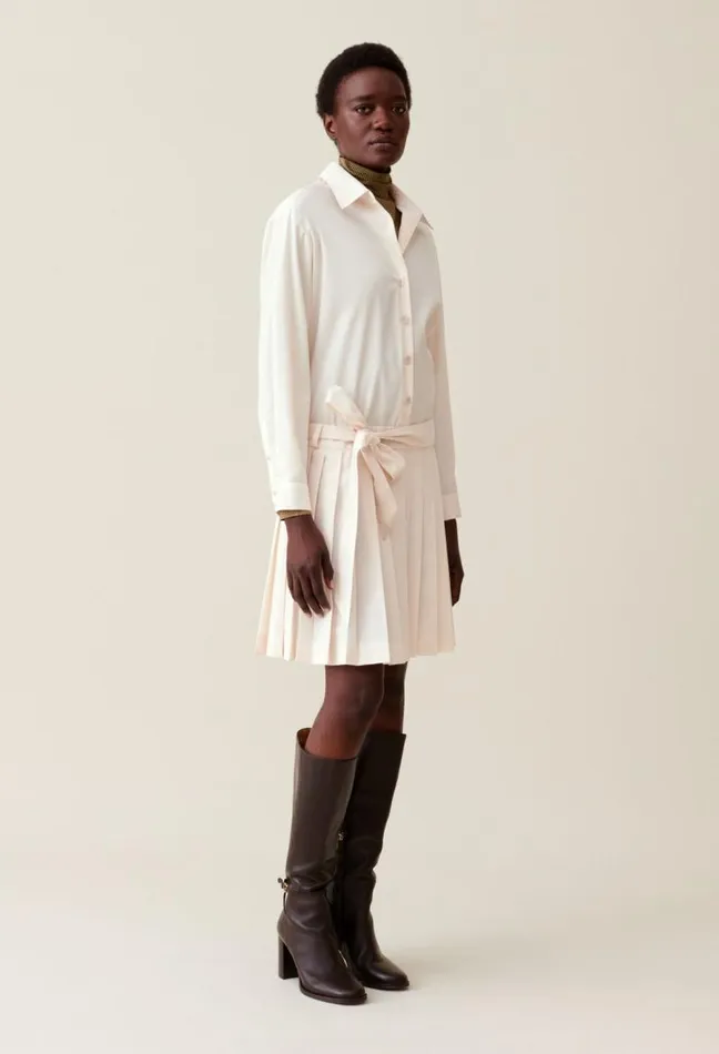 Claudie Pierlot Belted Shirt Dress Clothes Dresses