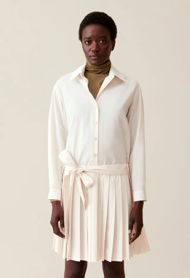 Claudie Pierlot Belted Shirt Dress Clothes Dresses