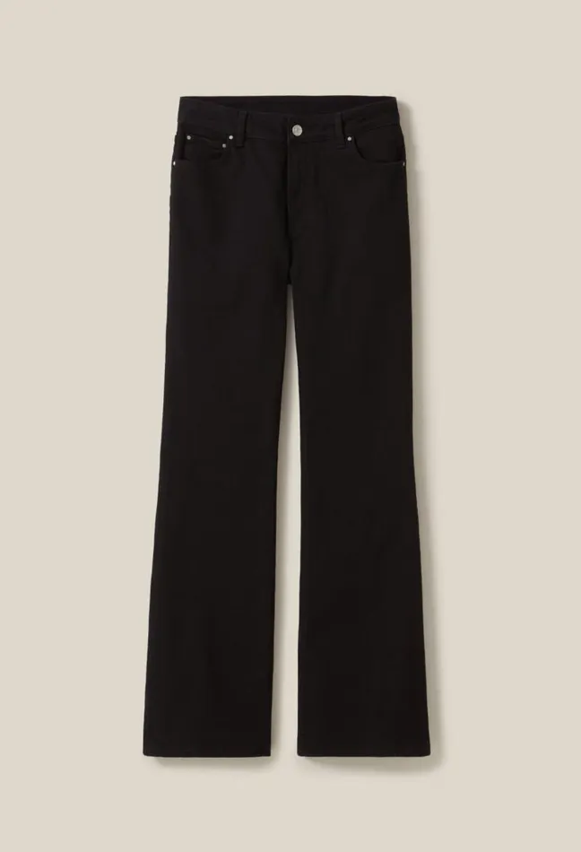 Claudie Pierlot Black Flared Jeans Clothes Jeans And Trousers
