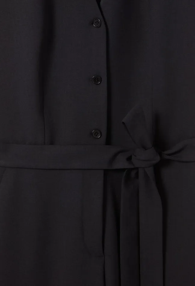 Claudie Pierlot Black Shortsleeve Jumpsuit Clothes Jumpsuits