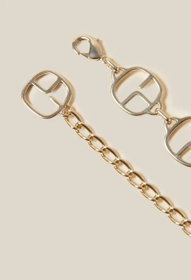 Claudie Pierlot Chain Monogram Belt Accessories Belts